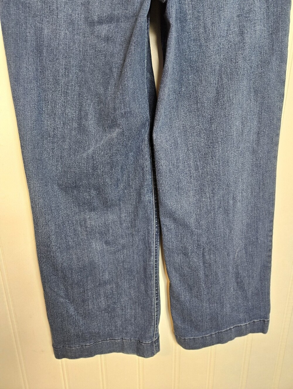 Democracy Wide Leg Jeans Womens 12 High Rise Absolution Stretch Blue Denim - Picture 9 of 15